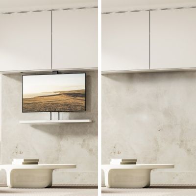 8. MACLEAN UCHWYT ELEKTRYCZNY SUFITOWO-PODŁOGOWY, WYSUWANY, 43''-88'', VESA 600X400, MAX 60KG, 100-240V AC,50/60HZ; MC-125