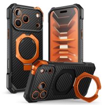 Etui Supcase UB Grip Mag MagSafe Aramid na iPhone 18 Pro Max / 17 Pro Max - czarno-pomarańczowe