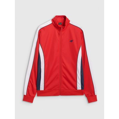 4. Bluza dresowa rozpinana bez kaptura męska 4F 4FRAW25TSWSM2459-62S