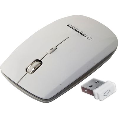 3. Mysz Esperanza EM120W (optyczna; 1600 DPI; kolor biały)