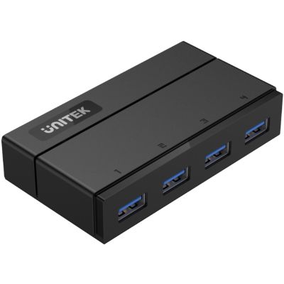 2. Huby i koncentratory USB UNITEK Y-HB03001 3.2 Gen 1 5000 Mbit/s Czarny