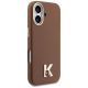 4. Etui Karl Lagerfeld Karl Head Logo MagSafe do iPhone 17 - brązowe
