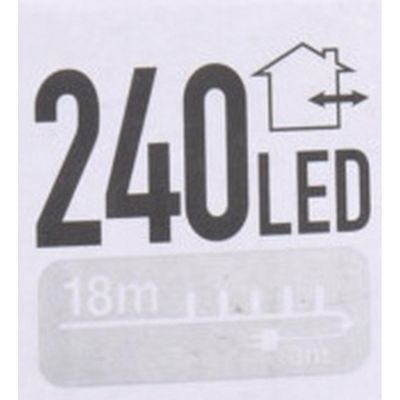 20. LAMPKI CHOINKOWE ŁAŃCUCH ŚWIETLNY 240 LED MULTIKOLOR