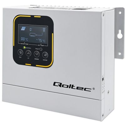 7. Przetwornica solarna do grzania wody Qoltec ECO Solar Boost | MPPT | BYPASS | LCD | 4kW