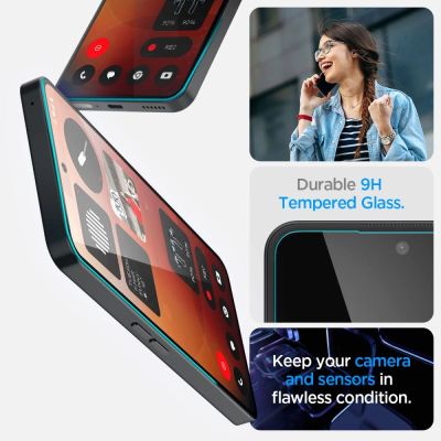 3. Szkło hartowane Spigen Glas.tR EZ Fit na Nothing Phone 3A / 3A Pro - przezroczyste