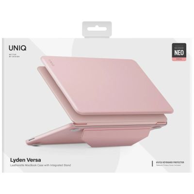 8. Etui UNIQ Lyden Versa na MacBook Neo - różowe