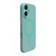 2. Etui silikonowe Puro Daylight MagSafe do iPhone 16 - zielone