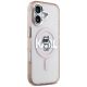 4. Etui Karl Lagerfeld IML Choupette Sketch Logo MagSafe na iPhone 17 - różowe