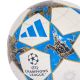 7. Piłka nożna adidas UCL Mini 25/26 League Stage biało-niebiesko-złota JP1544