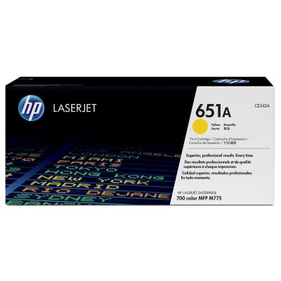 27. HP 651A oryginalny wkład z żółtym tonerem LaserJet