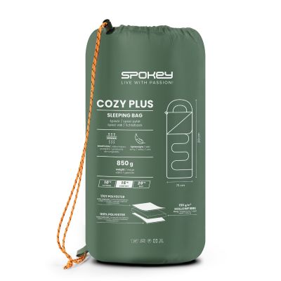 4. Śpiwór wiosenno-letni typu koperta Spokey COZY PLUS