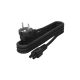 Conceptronic OZUL09BE adapter zasilający/ inwentor Wewnętrzna 65 W Czarny