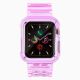 2. Silikonowa opaska pasek bransoleta bransoletka etui Strap Light Set do zegarka Apple Watch 38 mm - czerwona