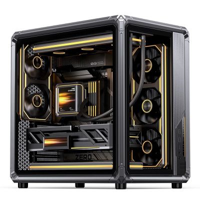 26. Jonsbo X400 PC-Gehäuse, Midi-Tower, ATX, Tempered Glass - grau