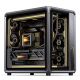 26. Jonsbo X400 PC-Gehäuse, Midi-Tower, ATX, Tempered Glass - grau