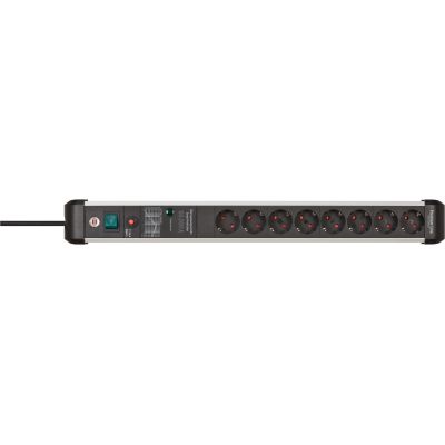 2. Listwa przeciwprzepięciowa Brennenstuhl 1391010800, aluminium (elok), czarna