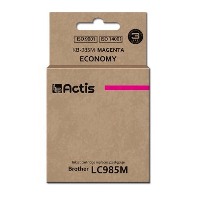 ACTIS KB-985M Tusz (zamiennik Brother LC985M; Standard; 19,5 ml; czerwony)
