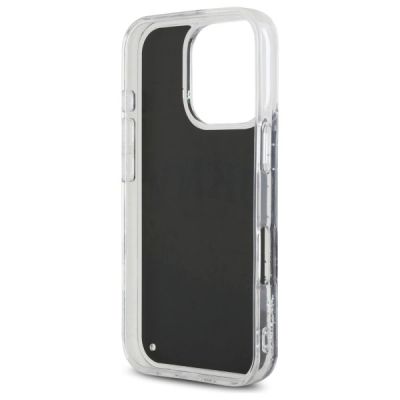 7. DKNY DKHCP16XLBNAEK iPhone 16 Pro Max     6.9" czarny/black hardcase Liquid Glitter Arch Logo
