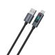 2. Kabel Dudao L7T USB-A - USB-C 66W z wyświetlaczem LED 1m - czarny