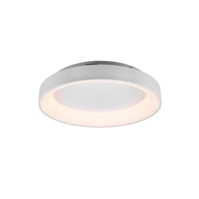 Plafon LED Trio Girona, 60 cm, biały, 5600 lm, odcienie białego światła
