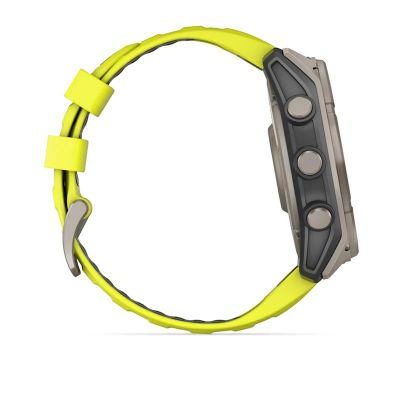 2. Zegarek Garmin Fenix 8 Solar Sapphire Titanium Amp Yellow/Graphite