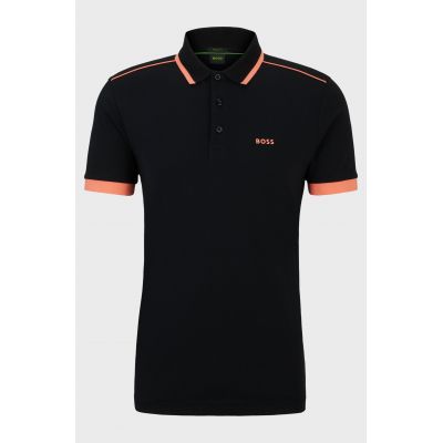 Koszulka Polo męska BOSS Paddy 1 NERO regular fit czarna (50512995-001)