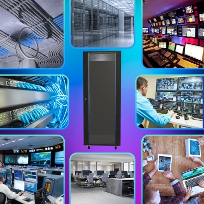 10. EXTRALINK SZAFA RACK STOJĄCA 32U 600X1000 CZARNA