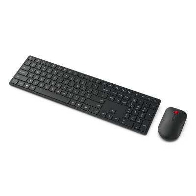 4. Lenovo 4X31S04814 klawiatura Dołączona myszka Biuro RF Wireless + Bluetooth Niemiecki Czarny
