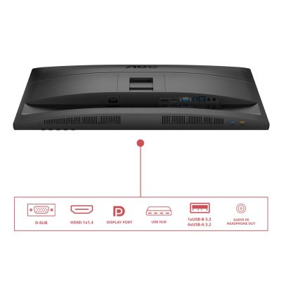 32. Monitor AOC 68,6cm (27") 27E4U 16:09 VGA+HDMI+DP+USB IPS