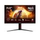 17. AOC G4 U32G4U monitor komputerowy 80 cm (31.5") 3840 x 2160 px 4K Ultra HD Czarny, Czerwony