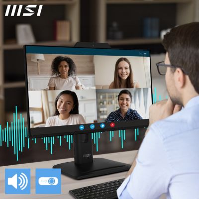 3. MSI Pro MP242PMGDE monitor komputerowy 60,5 cm (23.8") 1920 x 1080 px Full HD LCD Czarny