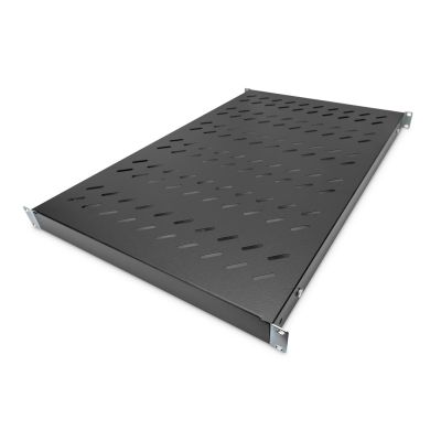 Digitus Półka ze zmiennymi szynami mocującymi do montażu stałego w szafach 483 mm (19")