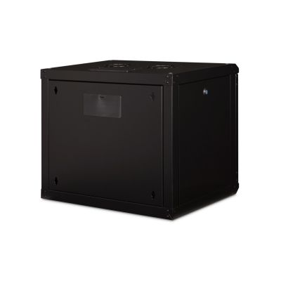 23. Digitus Szafa sieciowa wisząca Unique 19" 9U rack 600x450, drzwi szyba, czarny, niedzielona, złożona, 100kg