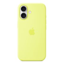 Silikonowe etui Apple iPhone 17 z MagSafe - Neon Yellow