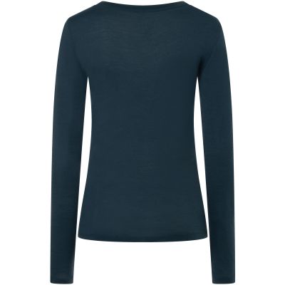 4. Longsleeve damski SUPER.NATURAL W SKI JUMP LS granatowy