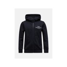 Bluza Peak Performance Jr Original Zip Hood czarny