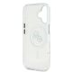 7. Etui Karl Lagerfeld IML Metal Karl&Choupette Head MagSafe na iPhone 16 Plus - białe