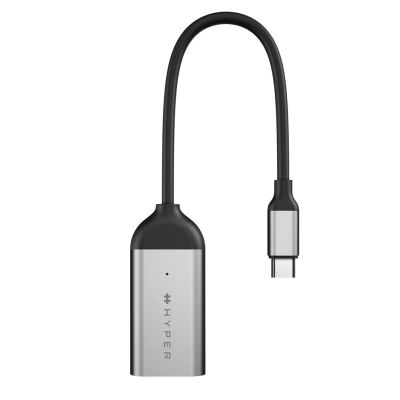 3. HYPER HD-H8K USB Type-C HDMI Stal nierdzewna