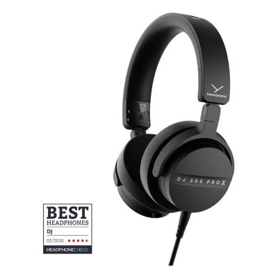 5. Beyerdynamic DJ 300 PRO X - Profesjonalne słuchawki DJ-skie z dwoma kompletami nausznic