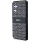 8. Etui DKNY Leather Mono Stripe & Metal Logo na Samsung Galaxy S24 - czarne