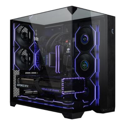 3. Wentylator Lian Li UNI FAN TL Wireless LCD Lüfter ARGB PWM Reverse Blade 120mm czarny