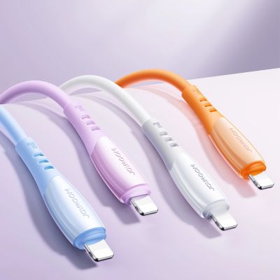 8. Kabel Joyroom S-A59 Vibrant Series 30W USB-C - Lightning 1,2m - fioletowy