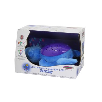 2. Jamara Dreamy Turtle nocna lampka dziecięca Wolnostojący Niebieski, Fioletowy LED