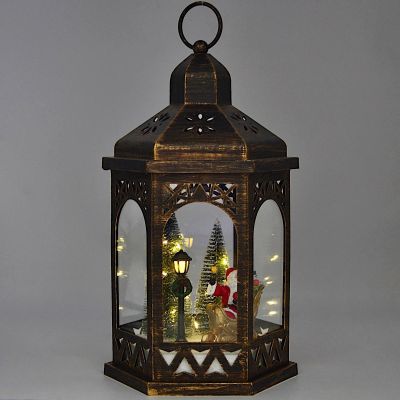 3. LATARNIA DEKORACYJNA LED 32CM - MIKOŁAJ