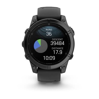 8. Zegarek Garmin Fenix E stainless Steel 010-03025-01