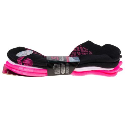 2. Skechers 3pk Womens 1/2 Terry Low Cut Socks S115103-BKPK Wielokolorowe 36-40