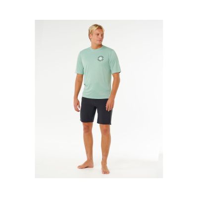 4. Lycra męska RIP CURL Pacific Rinse Surflite Upf S/S zielona