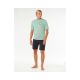 4. Lycra męska RIP CURL Pacific Rinse Surflite Upf S/S zielona
