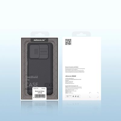 5. Nillkin CamShield Pro Case pancerne etui pokrowiec osłona na aparat kamerę Samsung Galaxy A73 niebieski