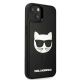 4. Etui Karl Lagerfeld 3D Rubber Choupette na iPhone 13 mini - czarne